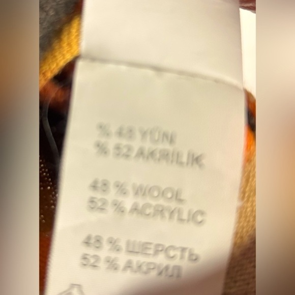 San & Fa Sweaters | Striped Fall Colors Wool Acrylic Blend Size Large - Picture 6 of 6